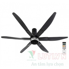 Quạt trần màu đen 6 cánh F-70ZBP