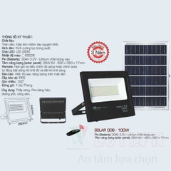 Đèn pha năng lượng mặt trời AFC SOLAR 008-100W