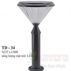 Trụ Đèn năng lượng mặt trời TD-34