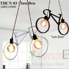 Chao Đèn thả kim loại THCN-03