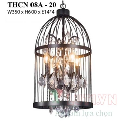 Đèn thả trần khung sắt THCN-08A-20