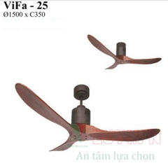 Quạt trần cánh gỗ VIFA-25