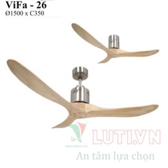 Quạt trần cánh gỗ VIFA-26