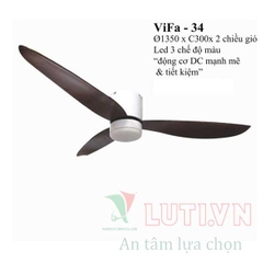 Quạt trần cánh gỗ VIFA-34