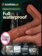 Dương vật giả có rung thụt sưởi ấm mang trong quần lót