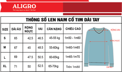Áo len nam lông cừu ALEND043 - xanh dương nhạt