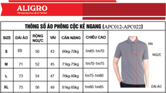 Áo phông kẻ ngang Aligro ALGAPC018