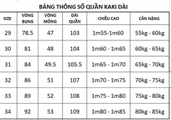 Quần kaki nam công sở ALGK047 màu Đen