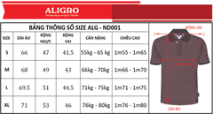 Áo phông nam dệt Aligro cổ bẻ ALGPLO43