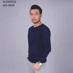 Áo len thừng dài tay ALEND029 - màu xanh than