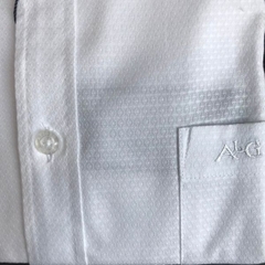 Áo sơ mi trắng dài tay công sở nam dáng Custom ALG1014