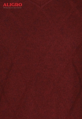 Áo len dài tay ALEND019 đỏ đô quả trám