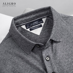 Áo phông nam dệt Aligro cổ bẻ ALGPLO44