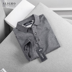 Áo phông nam dệt Aligro cổ bẻ ALGPLO44