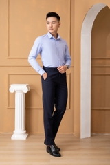 Áo sơ mi bamboo slimfit dài tay hoạ tiết nhí Aligro ALGS225