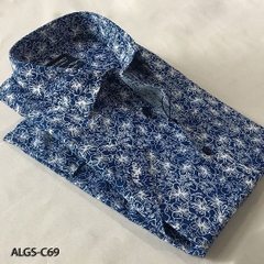 Áo sơ mi cộc tay công sở nam Slim ALGS-C69