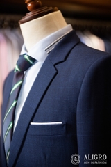 Bộ Vest xanh navy phẩy ALGCL67