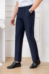 Quần âu nam 1ly công sở cao cấp Aligro ALGL8020 màu navy