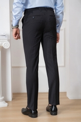 Quần âu nam công sở cao cấp Aligro ALGO1047 màu xanh kẻ sọc vàng nhỏ