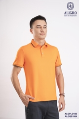 Áo polo golf nam ngắn tay ALIGRO chất vải coolmax màu cam năng động ALGPLO100