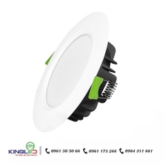 Đèn LED âm trần mặt trắng EC-DOB-8SS-T118-T-T đơn màu KingEco