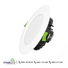 Đèn LED âm trần mặt trắng EC-DOB-8SS-T118-DM-T đổi màu KingEco