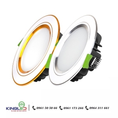 Đèn LED âm trần phẳng EC-DOB-8SS-T118-T-PB Đơn màu KingEco