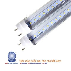 Bóng đèn tuýp LED T8 -18W -1.2m - kính trong - 1 hàng led