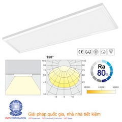 Đèn led panel lắp nổi 300x1200-45W Kosoom