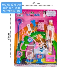 Hộp bác sỹ bê thay quần áo HT7638 *137*