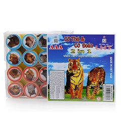 Cờ 2 trong 1 Cờ Thú & Cờ Đoán H21CTCD *57* (Bộ)