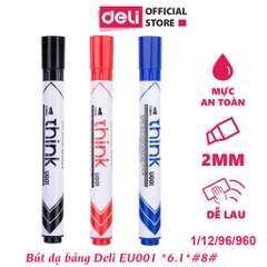 Bút viết bảng đỏ DELI EU00140