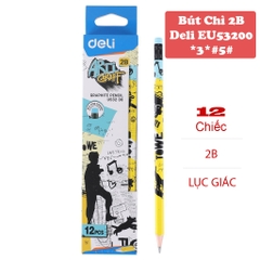 Bút chì 2B DELI EU53200