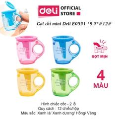 Gọt Bút Chì Mini Deli E0551 - Hộp 12