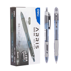 Bút gel 0.5mm DELI EG08-BK - Đen - Hộp 12