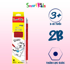 Bút chì 2B có gôm Dino SK - PC2B011 BITEX ( 12 cây - hộp )