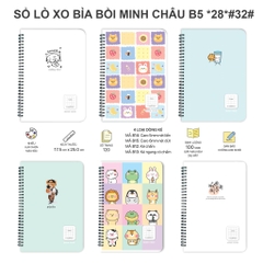 Sổ Lò xo bìa bồi B5, 120 trang MC 812