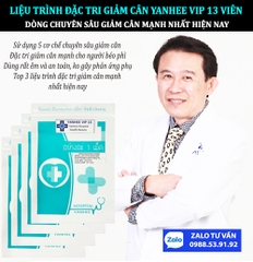 LIỆU TRÌNH GIẢM CÂN YANHEE VIP 13 SIÊU GIẢM CÂN MẠNH DÀNH CHO NGƯỜI KHÓ GIẢM CÂN