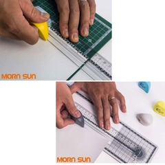 Dao cắt giấy 5 lưỡi kèm thước Mornsun ruler & cutter trimmer