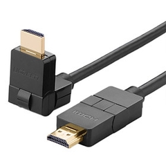 Cáp HDMI 3m đầu xoay 180 độ hỗ trợ full HD 4Kx2K chính hãng Ugreen 10127 cao cấp