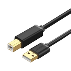 Cáp USB 2.0 ra máy in, mạ vàng 5M UGREEN 10352