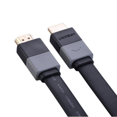 Cáp HDMI dẹt 2M Ugreen hỗ trợ 3D, 4K Ugreen 10261 Chính hãng