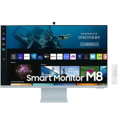 Màn hình Samsung M8 LS32BM80BUEXXV (Màn thông minh/ 31.5Inch/ 4K (3840x2160)/ 4ms/ 60HZ/ 400cd/m2/ VA/ Tích hợp Loa/Bluetooth/Wireless/ USB-C Charging Power 65W)