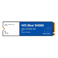 Ổ SSD Western Digital Blue SN580 WDS100T3B0E 1Tb (NVMe PCIe/ Gen4x4 M2.2280/ 4150MB/s/ 4150MB/s)