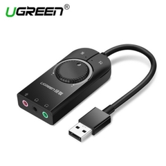 Cáp USB Sound 3.5mm Loa & Mic Có Volume control UGREEN 40964