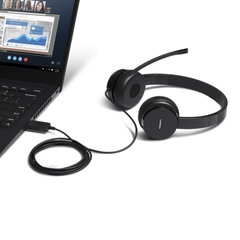 Tai nghe Lenovo 100 stereo cổng USB