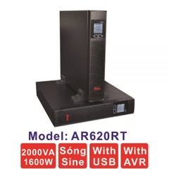 Bộ lưu điện Ares AR620RT 2000VA/1600W lắp RACK