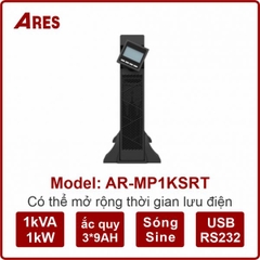 Bộ Lưu Điện UPS ARES AR-MP1KSRT 1KVA (1000W) ONLINE
