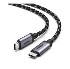 Cáp USB type C hỗ trợ sạc nhanh PD bọc nilon chắc chắn Ugreen 50450 2M 60W màu đen