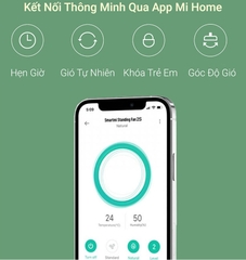 Quạt Tích Điện Thông Minh Xiaomi SmartMi Fan 2S Kèm Remote Điều Khiển (ZLBPLDS03ZM)